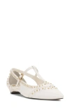 Vince Camuto Valkie Pointed Toe Flat In White