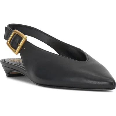 Vince Camuto Valther Pointed Toe Flat In Black