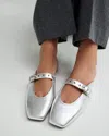 Vince Camuto Vaydie Mary Jane Mule In Silver