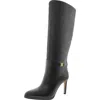 Vince Camuto Vcskylie Womens Zipper Man Made Over-the-knee Boots In Black Leather