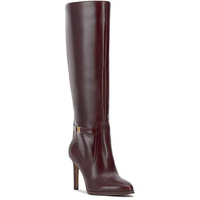 VINCE CAMUTO VCSKYLIE WOMENS ZIPPER MAN MADE OVER-THE-KNEE BOOTS