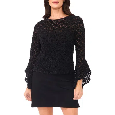 VINCE CAMUTO VINCE CAMUTO VELVET LACE TOP