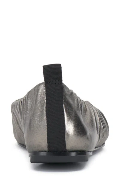 Vince Camuto Verline Ballet Flat In Pewter Metallic