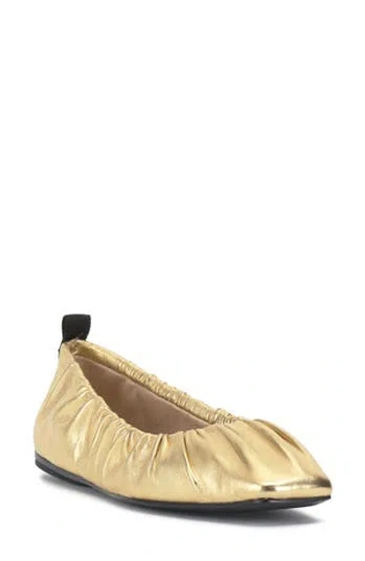 Vince Camuto Verline Ballet Flat In True Gold
