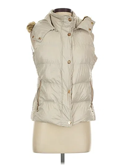 Pre-owned Vince Camuto Vest In Gold