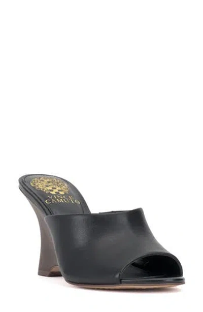 Vince Camuto Vilty Wedge Slide Sandal In Black