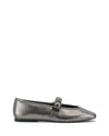 Vince Camuto Vinica Mary Jane Flat In Silver