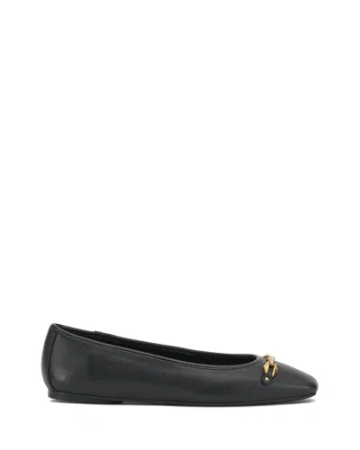 Vince Camuto Virna Link Ballet Flat In Black