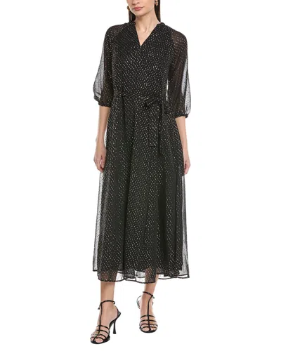 Vince Camuto V-neck Maxi Dress In Black