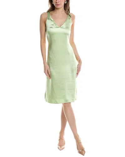 Vince Camuto V-neck Slip Dress In Green