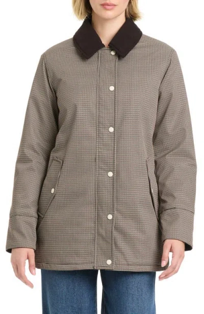 Vince Camuto Water Resistant Barn Jacket In Brown