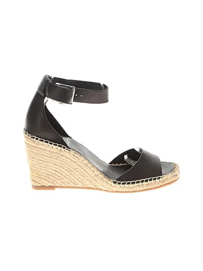 Pre-owned Vince Camuto Wedges In Black
