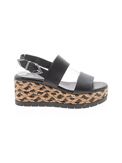 Pre-owned Vince Camuto Wedges In Black