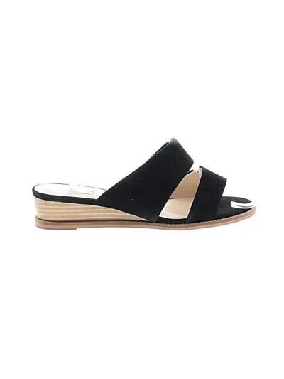 Pre-owned Vince Camuto Wedges In Black