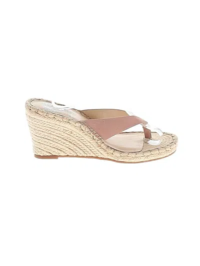 Pre-owned Vince Camuto Wedges In Tan