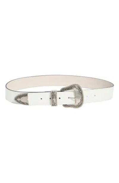 Vince Camuto Western Buckle Belt In Black