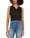 Vince Camuto Wide Crossover Tank In Black