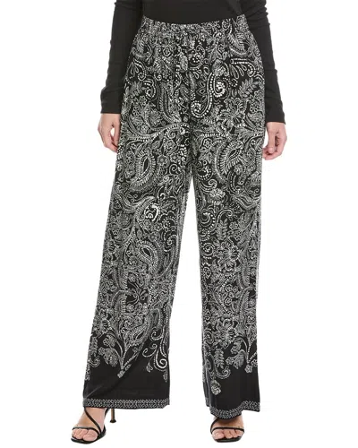 Vince Camuto Wide Leg Elastic Pant In Black