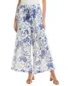 Vince Camuto Floral Wide Leg Drawstring Pants