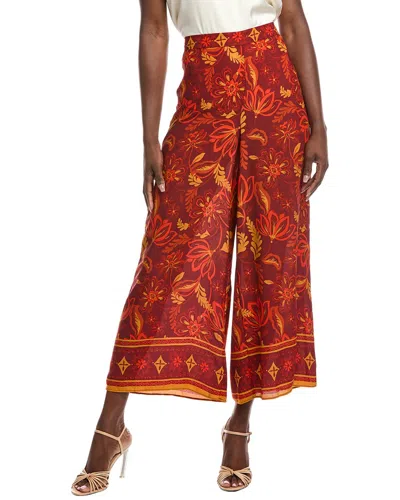 Vince Camuto Wide-leg Pant In Red