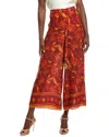 Vince Camuto Wide Leg Pull On Pants In Red