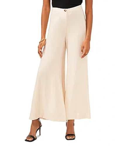 Vince Camuto Women's Elastic-back Wide-leg Trousers In Birch