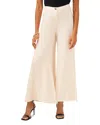 Vince Camuto Women's Elastic-back Wide-leg Trousers In Birch
