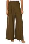 Vince Camuto Women's Wide-leg Pants In Dark Olive