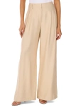 Vince Camuto Wide Leg Pants In Natural Sand
