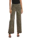 Vince Camuto Wide Leg Printed Denim Pant In Animal Print