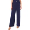 Vince Camuto Wide Leg Pull On Pants In Blue