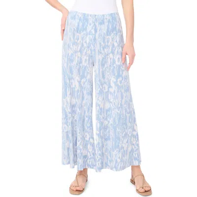Vince Camuto Wide Leg Pull-on Pants In Blue