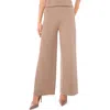 Vince Camuto Wide Leg Pull On Pants In Brown