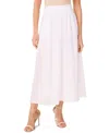 Vince Camuto Linen Blend Maxi Skirt In Ultra White