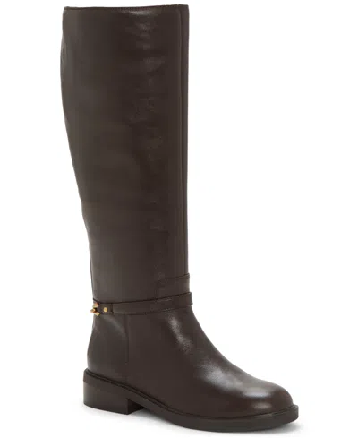 Vince Camuto Women's Adria Knee-high Riding Boots In Brown