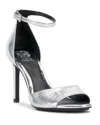 Vince Camuto Women's Aliza Two-piece Stiletto Sandals In Silver