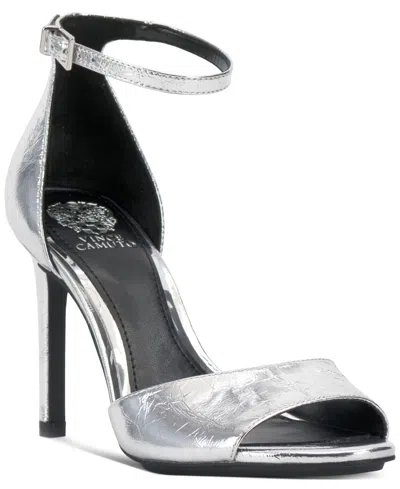 Vince Camuto Women's Aliza Two-piece Stiletto Sandals In Silver