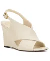 Vince Camuto Ameira Wedge Sandal In White