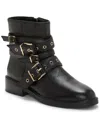 Vince Camuto Arielle Buckle Moto Boot In Black