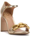 Vince Camuto Aurelia Ankle Strap Sandal In Gold