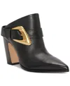 Vince Camuto Bailey Pointed Toe Mule In Black Leather