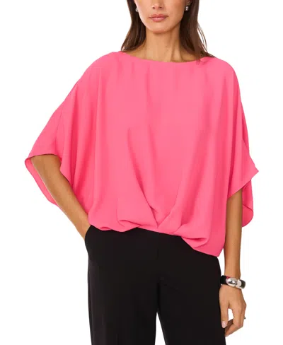 Vince Camuto Women's Dolman Sleeve Top In Pink Bliss