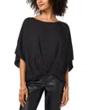 Vince Camuto Women's Dolman Sleeve Top In Rich Black