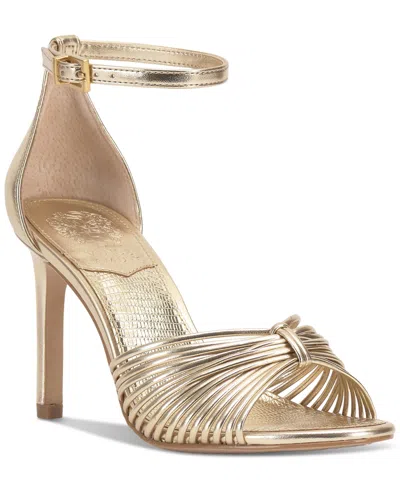 Vince Camuto Women's Blaine Strappy Two-piece Dress Sandals In Egyptian Gold