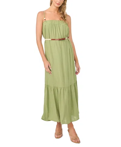 Vince Camuto A-line Maxi Dress In Green