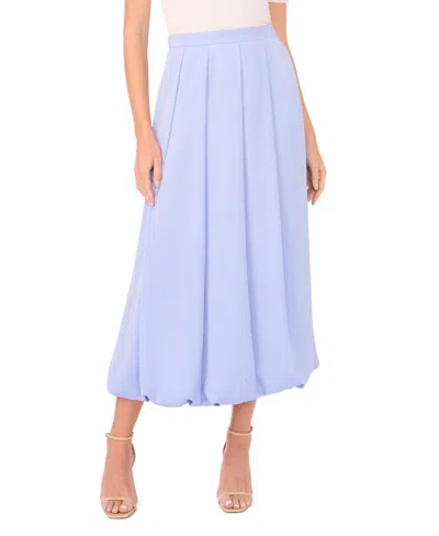 Vince Camuto Women's Bubble Hem Midi Skirt In Blue