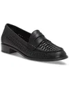 Vince Camuto Women's Calie Braided Loafer Flats In Black Leather