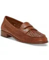Vince Camuto Women's Calie Braided Loafer Flats In Carmello Leather