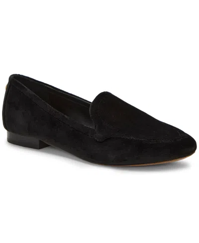Vince Camuto Women's Cintha Almond-toe Flat Loafers In Black