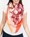 VINCE CAMUTO WOMEN'S COLORBLOCK FLORAL SQUARE SCARF